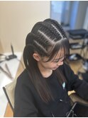 【ダンス・発表会】キッズ　ヘアセット