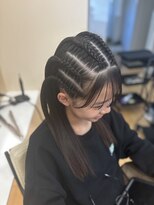 美容室 ルミネ&nbsp;【ダンス・発表会】キッズ　ヘアセット