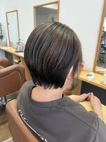 ケイズプラス(K's PLUS) オリーブカラーで白髪ぼかし
