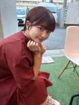 エン(en)&nbsp;ダークパープル/ナチュラルショート/ミルクブラウン/夏/松戸