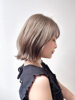 リブランド 銀座(REBRAND) ショートウルフサイド耳掛け小顔シースルーひし形