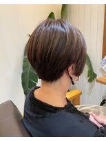 ミュミュ(mu-mu) 2/20ダークブラウンミディアムレイヤーカット