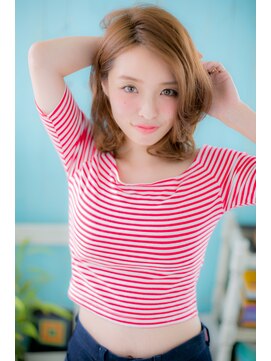 ヘアアンドビューティー ミック(Hair & Beauty miq) くびれカールで色っぽく♪女度ＵＰミディ(miq阿佐ヶ谷)