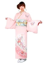 ゲッカビジン(GEKKABIJIN)&nbsp;レンタル訪問着AS69 35000円《東京着物レンタル六本木月下美人》