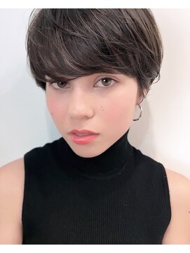 グッデイ ヘアー(GOOD DAY HAIR) 【小顔  ワンサイドショート ブランジュ  ダブルバング 】