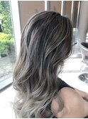 アッシュグレーポイントハイライト
