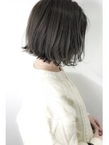 ネイヴィル オモテサンドウ(navile omotesando)&nbsp;☆ブリーチなしグレージュ外ハネボブ☆20代30代40代