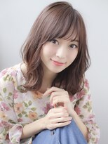 透け感シアーカラー濡れ髪大人かわいい小顔前髪20代30代40代