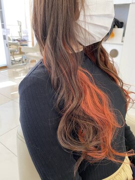 アイコニック 豊田店(ICONIQ) インナーカラー/オレンジ