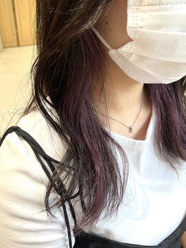 バブ バイネオリーブ(Bab by neolive) インナーカラー☆ベリーピンク