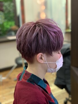 フレンズ 環状通東店(friend's) 刈り上げショート×ピンク　11