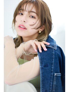 テトテ 天王寺店(tetote) ／顔周りレイヤー／インナーカラー／ミルクチョコレート／