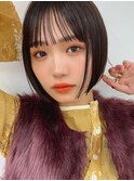 20代30代40代丸みショートボブマッシュ前下がりレイヤー