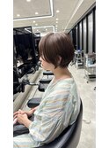 大人丸みショート/前髪あり/30代/40代/50代