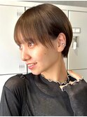 30代40代大人女性/前髪ありショートボブ/ショートヘア/髪質改善