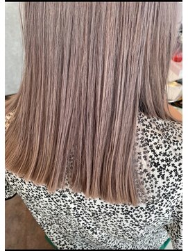 サロン(CI'SALON) 切りっぱなしボブ×シアーラベンダーベージュ