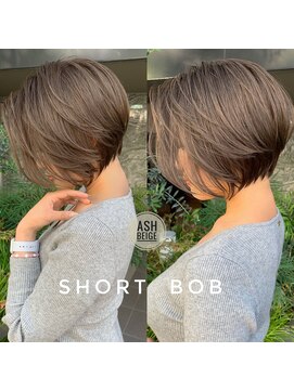 トルネード(TORNADO) アッシュベージュショートボブ　n1.5