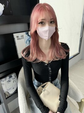 アース コアフュールボーテ 新潟紫竹山店(EARTH coiffure beaute) ダブルカラー_ケアブリーチ_レイヤーカット