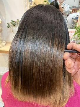 ミーネピンク 行徳店(Miene Pink) あなた史上最高の美髪へ【ブリーチ毛×縮毛矯正】Pink行徳浦安駅