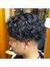 【メンズパーマ】カット+シェービング+パーマ+スタイリング剤付き￥10000