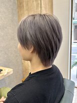 リベストバイジェービー 稲毛(li best. byjb)&nbsp;デザインカラー/レイヤーカット/ウェットヘア/オリーブベージュ