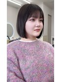 ボブ/韓国ボブ/タッセルボブ/縮毛矯正/似合わせカット]