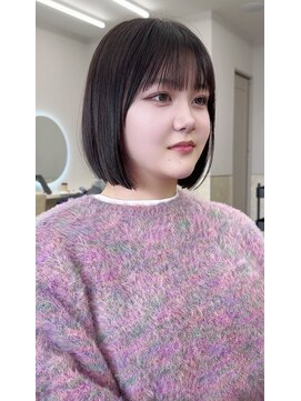 サンド 鹿児島中央(sand) ボブ/韓国ボブ/タッセルボブ/縮毛矯正/似合わせカット]