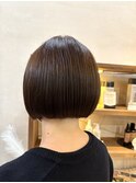 ボブ/小顔/ショートボブ/オリーブ/アッシュ/髪質改善