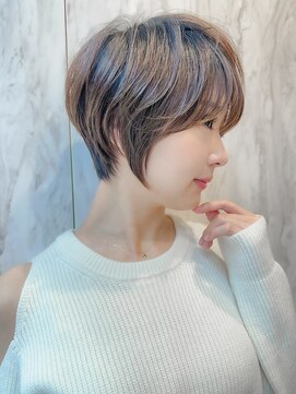 ロンド エスポワール 錦糸町(Lond espoir) □ウェーブミディアム似合わせカットメルティカラーショート/