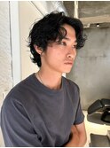 シャドウパーマ メンズパーマ ミディアムパーマ