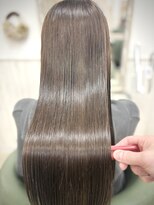 ルヴェール 北方店(LeVert)&nbsp;髪質改善/うる艶ストレート/広がり改善/グレージュ