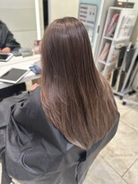 ケンジ 平塚 アネッタ(KENJE annetta) 艶髪ストレート　髪質改善カラー　髪質改善トリートメント