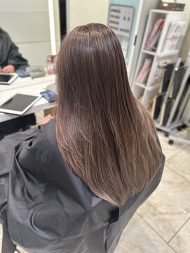 ケンジ 平塚 アネッタ(KENJE annetta) 艶髪ストレート 髪質改善カラー 髪質改善トリートメント