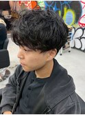 トレンド メンズ シャドウパーマ