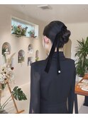 お呼ばれヘアセット
