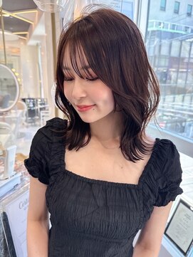 モナバイルーブル(MONA by Louvre) 【MONA】くびれヘア/ミディアム/カット/韓国風