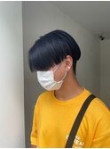 ＊yoshiya＊韓国マッシュ＋暗髪ブルーブラック＊