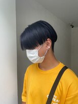 リアンドコー(Re&co) ＊yoshiya＊韓国マッシュ＋暗髪ブルーブラック＊