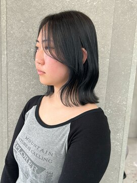 ロンド 表参道店(Lond) ミニウルフ黒染め髪質改善縮毛矯正酸性ストレートレイヤー