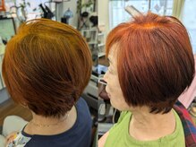 ナチュラルサロン 和の雰囲気(ヘナで染めたお客様です♪)