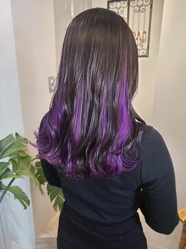 ヘア ケア ディエイチケー(HAIR CARE DHK) ワイドインナーカラーパープル