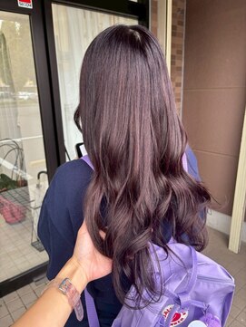 アミリー ひたち野うしく店(Amily) ハイライトバレイヤージュダブルカラーケアブリーチ20代30代