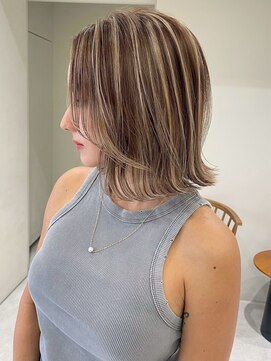 レジスタ バイ ジルブラン 高崎(REGISTA by JIL BLAN) 高崎髪質改善レイヤーハイライトショートボブカット30代40代