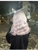 【名古屋/栄】レイヤーカット/ブリーチ/ホワイト