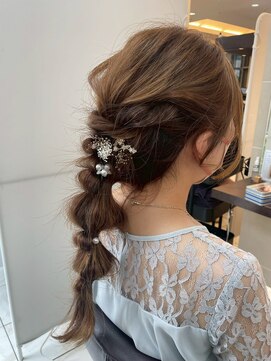 髪質改善/顔周りレイヤーカット/グレージュ[千葉/千葉駅]