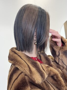 ブロックカラー/ボブ