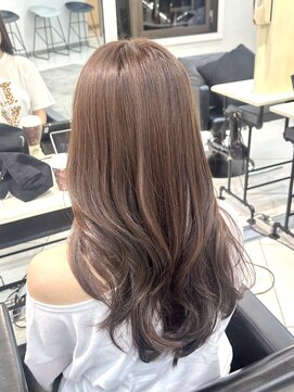 ヴェイン 渋谷(vain) ココアブラウン春先取りカラー上品カラー韓国風くびれヘア