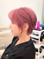 エニフォーイーストハム(Eni for eastham) ショート/レイヤーカット/透明感ピンクベージュ