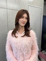 キャラハーフ 池袋東口店(KYARA HALF)&nbsp;似合わせカット/ミディアムレイヤー/顔型診断/透明感カラー