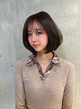 サイン 韓国ボブ 渋谷(SIGN) 韓国ボブレイヤーボブ渋谷タッセルボブお洒落なレイヤーカット